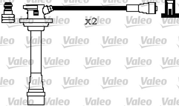Valeo 346187 - Комплект проводов зажигания autospares.lv
