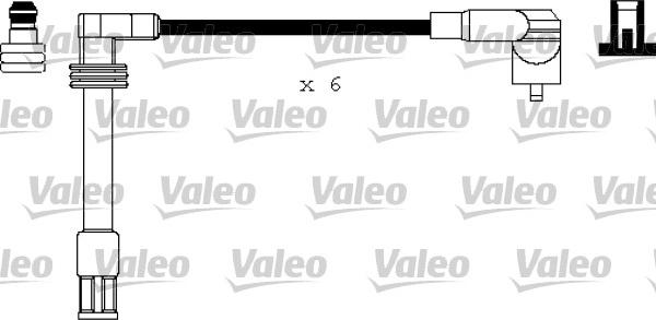 Valeo 346178 - Комплект проводов зажигания autospares.lv