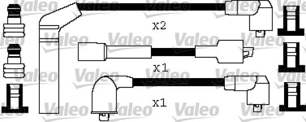 Valeo 346340 - Комплект проводов зажигания autospares.lv