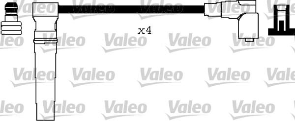 Valeo 346341 - Комплект проводов зажигания autospares.lv