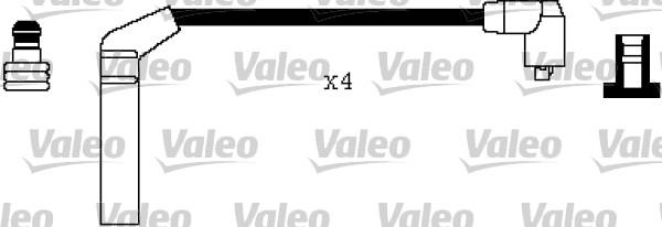 Valeo 346354 - Комплект проводов зажигания autospares.lv