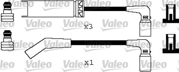 Valeo 346355 - Комплект проводов зажигания autospares.lv