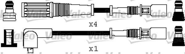 Valeo 346358 - Комплект проводов зажигания autospares.lv