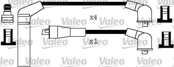 Valeo 346353 - Комплект проводов зажигания autospares.lv