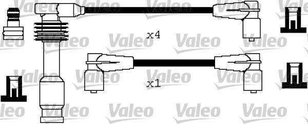 Valeo 346300 - Комплект проводов зажигания autospares.lv