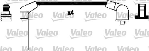 Valeo 346316 - Комплект проводов зажигания autospares.lv