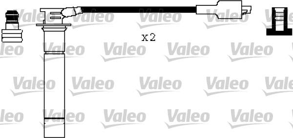 Valeo 346336 - Комплект проводов зажигания autospares.lv