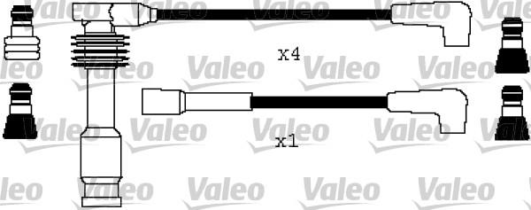 Valeo 346321 - Комплект проводов зажигания autospares.lv