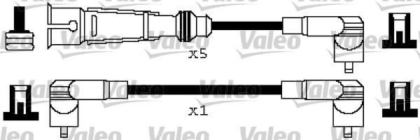 Valeo 346296 - Комплект проводов зажигания autospares.lv