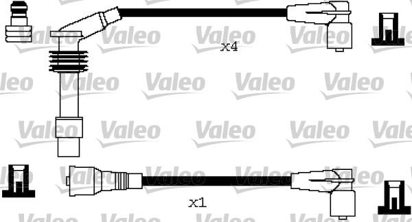 Valeo 346290 - Комплект проводов зажигания autospares.lv