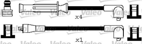 Valeo 346297 - Комплект проводов зажигания autospares.lv