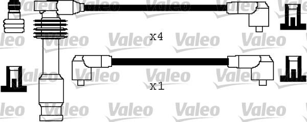 Valeo 346281 - Комплект проводов зажигания autospares.lv