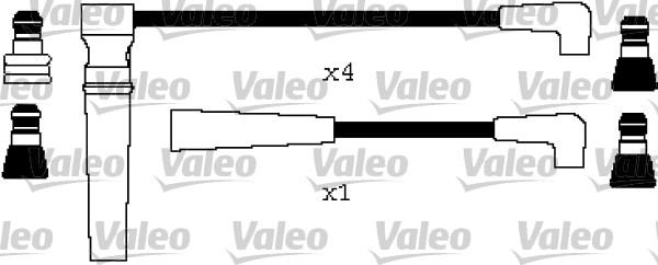 Valeo 346233 - Комплект проводов зажигания autospares.lv