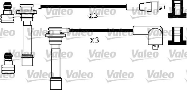 Valeo 346275 - Комплект проводов зажигания autospares.lv