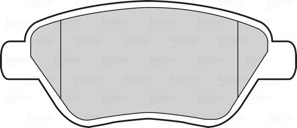 Valeo 301913 - Тормозные колодки, дисковые, комплект autospares.lv