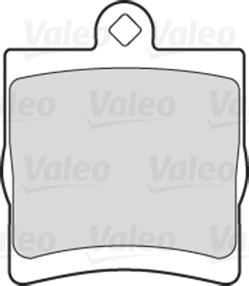 Valeo 301444 - Тормозные колодки, дисковые, комплект autospares.lv