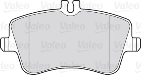 Valeo 301448 - Тормозные колодки, дисковые, комплект autospares.lv