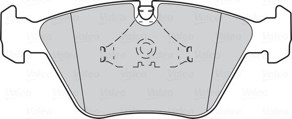 Valeo 301409 - Тормозные колодки, дисковые, комплект autospares.lv