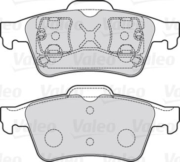 Valeo 301472 - Тормозные колодки, дисковые, комплект autospares.lv