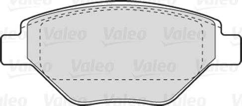 Valeo 301557 - Тормозные колодки, дисковые, комплект autospares.lv