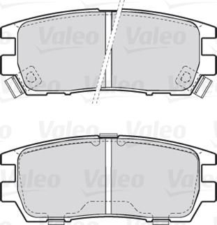 Valeo 301519 - Тормозные колодки, дисковые, комплект autospares.lv