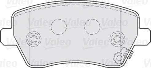 Valeo 301641 - Тормозные колодки, дисковые, комплект autospares.lv