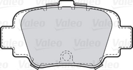 Valeo 301642 - Тормозные колодки, дисковые, комплект autospares.lv