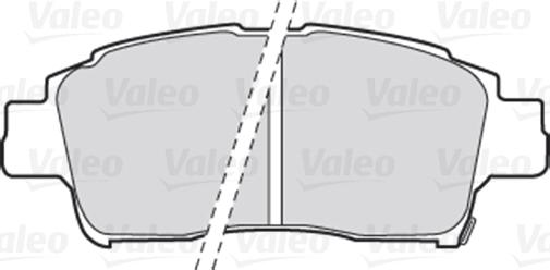 Valeo 301606 - Тормозные колодки, дисковые, комплект autospares.lv