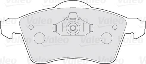 Valeo 301675 - Тормозные колодки, дисковые, комплект autospares.lv