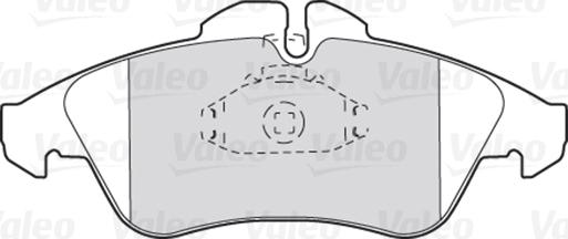 Valeo 301044 - Тормозные колодки, дисковые, комплект autospares.lv