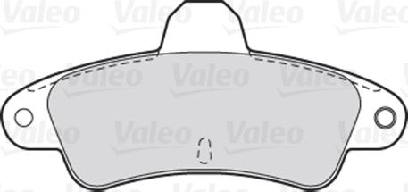 Valeo 301005 - Тормозные колодки, дисковые, комплект autospares.lv