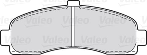 Valeo 301014 - Тормозные колодки, дисковые, комплект autospares.lv