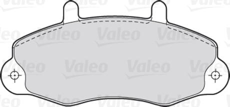 Valeo 670003 - Тормозные колодки, дисковые, комплект autospares.lv