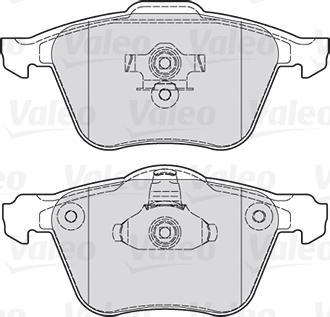 Valeo 301030 - Тормозные колодки, дисковые, комплект autospares.lv