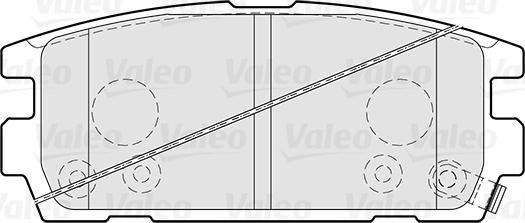 Valeo 301024 - Тормозные колодки, дисковые, комплект autospares.lv