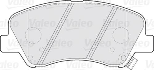 Valeo 301021 - Тормозные колодки, дисковые, комплект autospares.lv