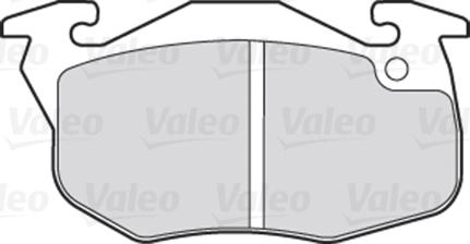 Valeo 301075 - Тормозные колодки, дисковые, комплект autospares.lv