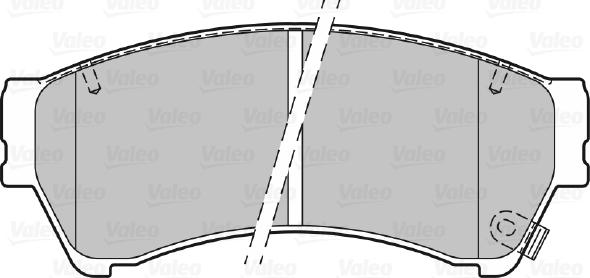 Valeo 301071 - Тормозные колодки, дисковые, комплект autospares.lv