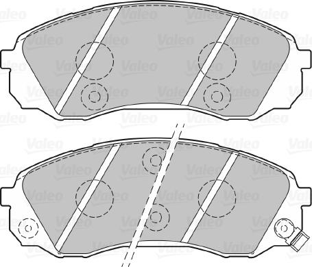 Valeo 301077 - Тормозные колодки, дисковые, комплект autospares.lv