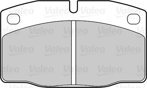 Valeo 301182 - Тормозные колодки, дисковые, комплект autospares.lv