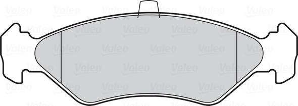 Valeo 301171 - Тормозные колодки, дисковые, комплект autospares.lv