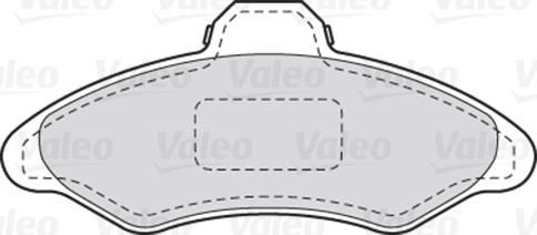 Valeo 301172 - Тормозные колодки, дисковые, комплект autospares.lv