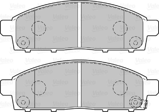 Valeo 301893 - Тормозные колодки, дисковые, комплект autospares.lv