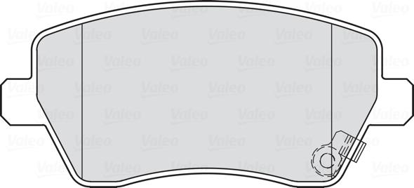 Valeo 301847 - Тормозные колодки, дисковые, комплект autospares.lv