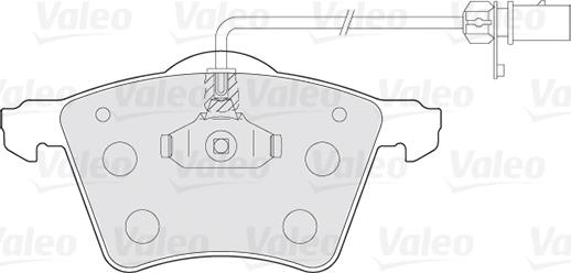 Valeo 301801 - Тормозные колодки, дисковые, комплект autospares.lv