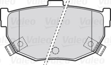 Valeo 301817 - Тормозные колодки, дисковые, комплект autospares.lv