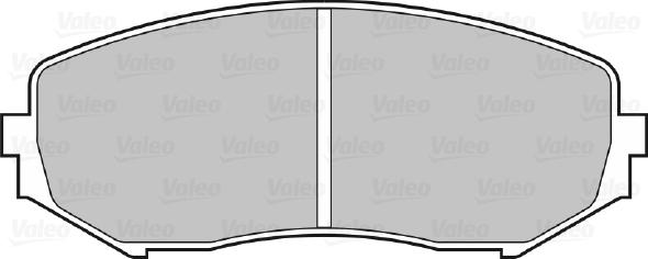 Valeo 670877 - Тормозные колодки, дисковые, комплект autospares.lv