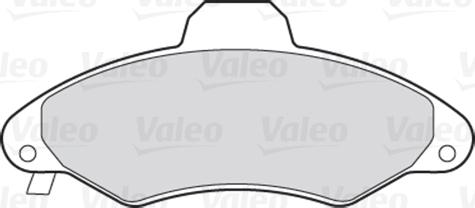 Valeo 301399 - Тормозные колодки, дисковые, комплект autospares.lv