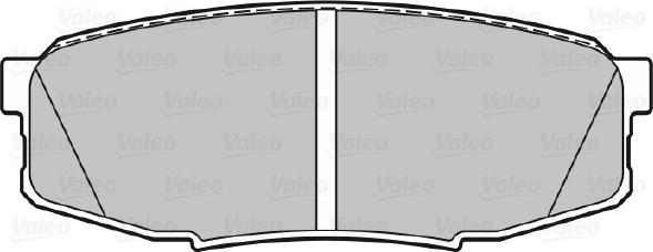 Valeo 301340 - Тормозные колодки, дисковые, комплект autospares.lv