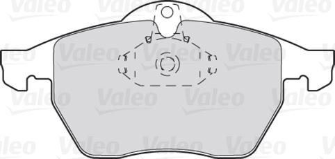 Valeo 301305 - Тормозные колодки, дисковые, комплект autospares.lv